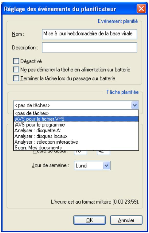 AVAST ANTIVIRUS EDITION PROFESSIONNELLE 4.8 - Planification des tâches existantes / mises à jour - 1