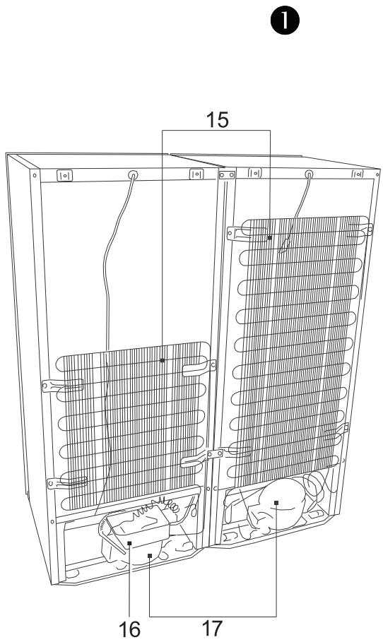 BRANDT BFL5456GB - DESCRIPTION OF THE APPLIANCE, BASIC PARTS (fig. 1) - 3