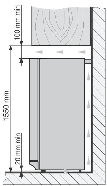 BRANDT BFL5456GB - POSITIONING - 2