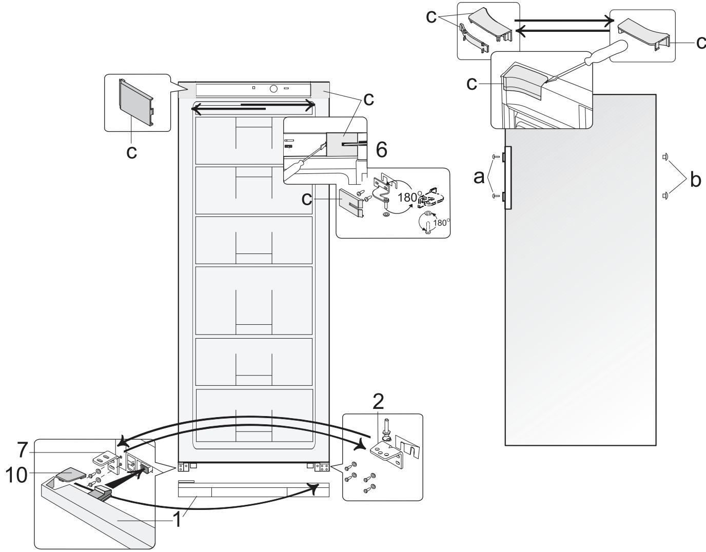 BRANDT BFL5456GB - Modelo BFU5456GB - 1