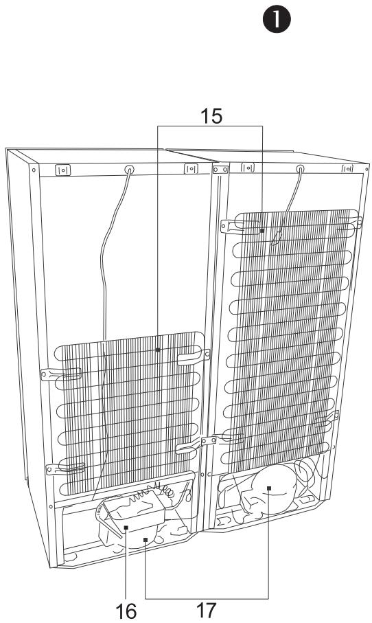 BRANDT BFL5456GB - APARATO, PIEZAS BÁSICAS - 3