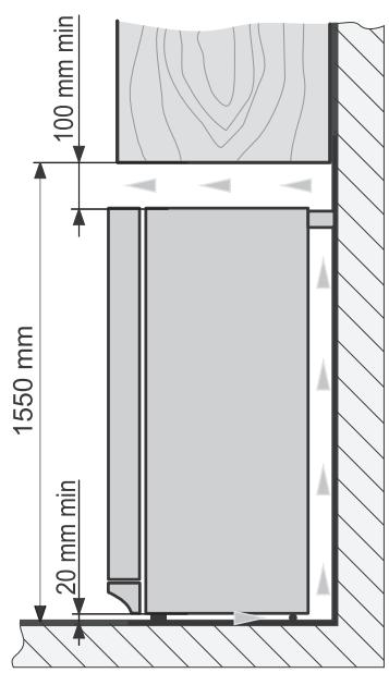 BRANDT BFL5456GB - PLACERING - 2
