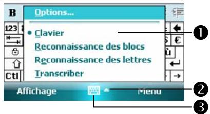 E-TEN M810 - Saisir du Texte en utilisant le Panneau de saisie - 2