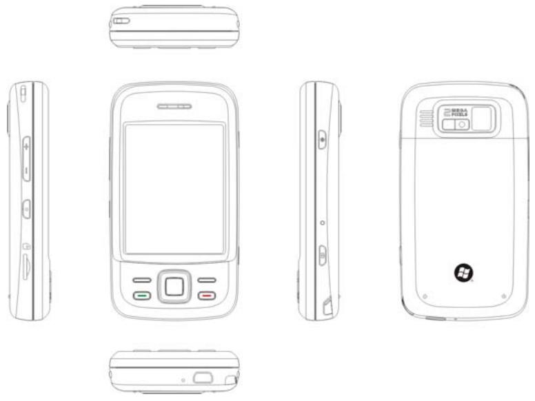 E-TEN M810 - Vues Externes - 2