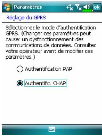 E-TEN M810 - Réglage du GPRS - 1