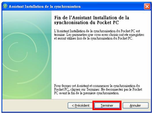 E-TEN M810 - Synchronisation USB - 4