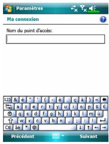 E-TEN M810 - Tapotecz sur 4, Paramètres, l'onglet Connexions, puis Connessione guidata. - 6