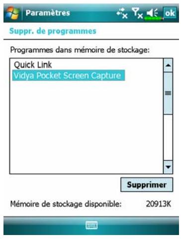 E-TEN M810 - Supprimer des Programmes - 1