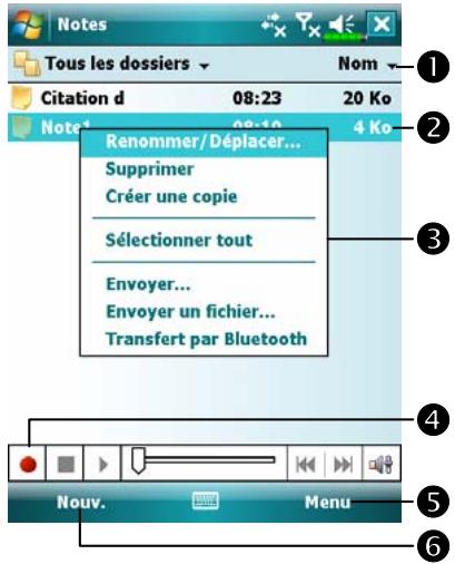 E-TEN M810 - Notes: Capturer les Réflexions et les Idées - 1