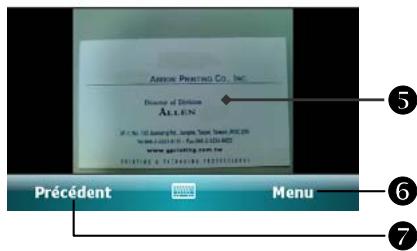 E-TEN M810 - Reconnaître une carte de visite - 4
