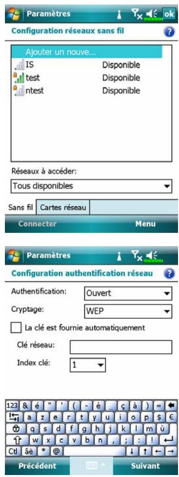 E-TEN M810 - Configurer Notre Réseau Sans Fil - 5