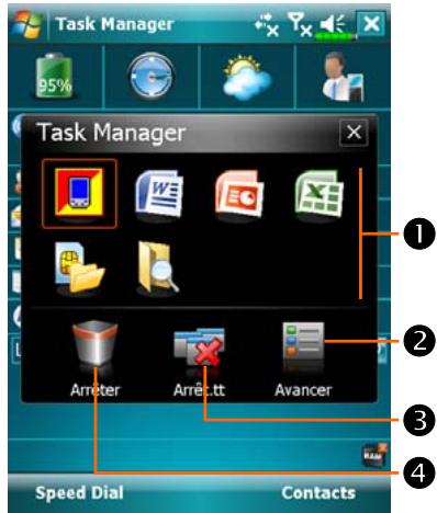 E-TEN M810 - Gestionnaire de tâches - 2