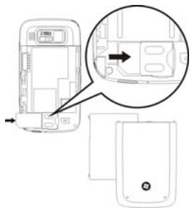 E-TEN M810 - Installer la carte SIM - 1
