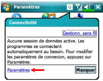 E-TEN M810 - Débuter une Connexion GPRS - 2
