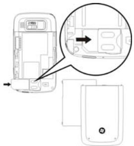 E-TEN M810 - Installer et Retirer la carte SIM - 1