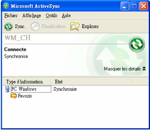 E-TEN X600 - Synchronisation USB - 4