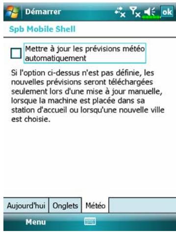 E-TEN X600 - Configurer votre Spb Mobile Shell - 2