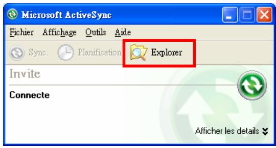 E-TEN X650 - Utiliser ActiveSync - 1