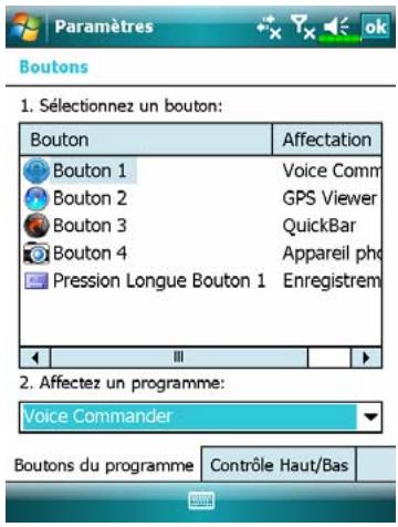 E-TEN X650 - Redéfinir les Boutons de Raccourci - 4