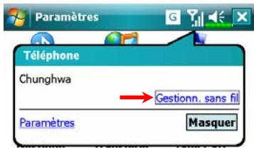 E-TEN X650 - Terminer une connexion GPRS - 2