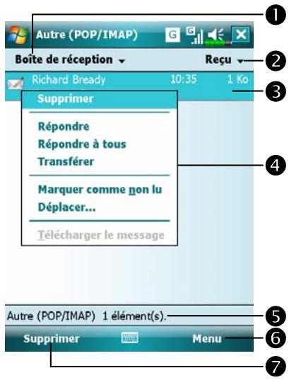 E-TEN X650 - Messagerie: - 1