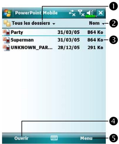 E-TEN X650 - PowerPoint Mobile - 1