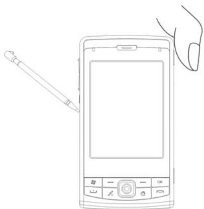 E-TEN X650 - Tapotec, Programmes, Utilities puis Default Settings. - 2