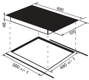 SCHOLTES TIP 744 DDL - Built-in appliance - 2