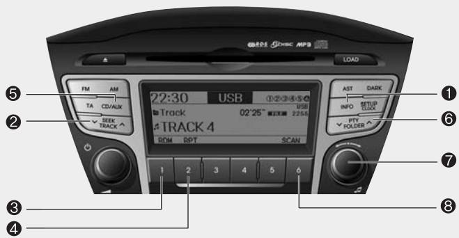 HUNDAI IX35 2010 - UTILISATION D'UN PERIPHERIQUE USB (EUROPE_RDS) - 2