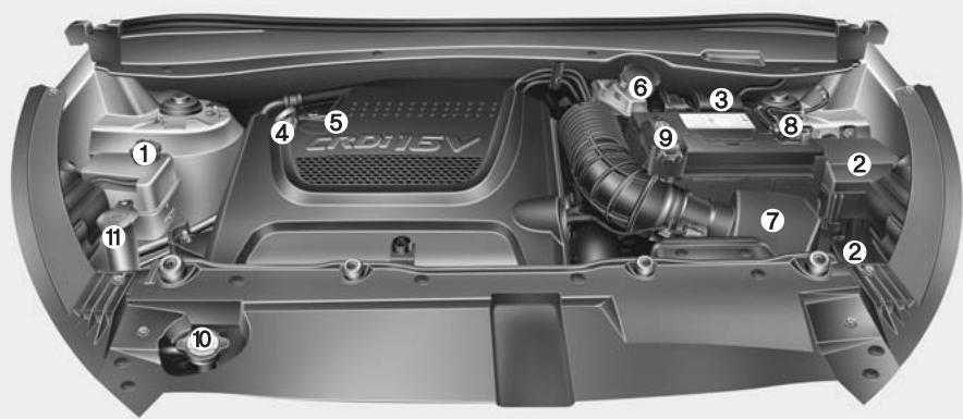 HUNDAI IX35 2010 - Moteur diesel - 1