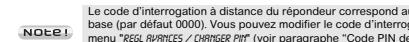 SAGEMCOM D270 TRIO - Consultation du répondeur à distance - 1