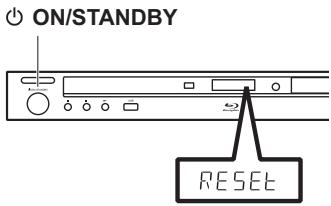 ONKYO BD-SP309 - Pour réinitialiser le lecteur - 1