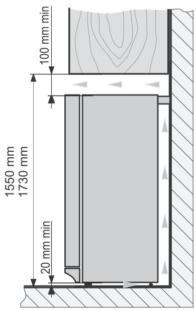 BRANDT BFL5636BW - POSITIONING - 2