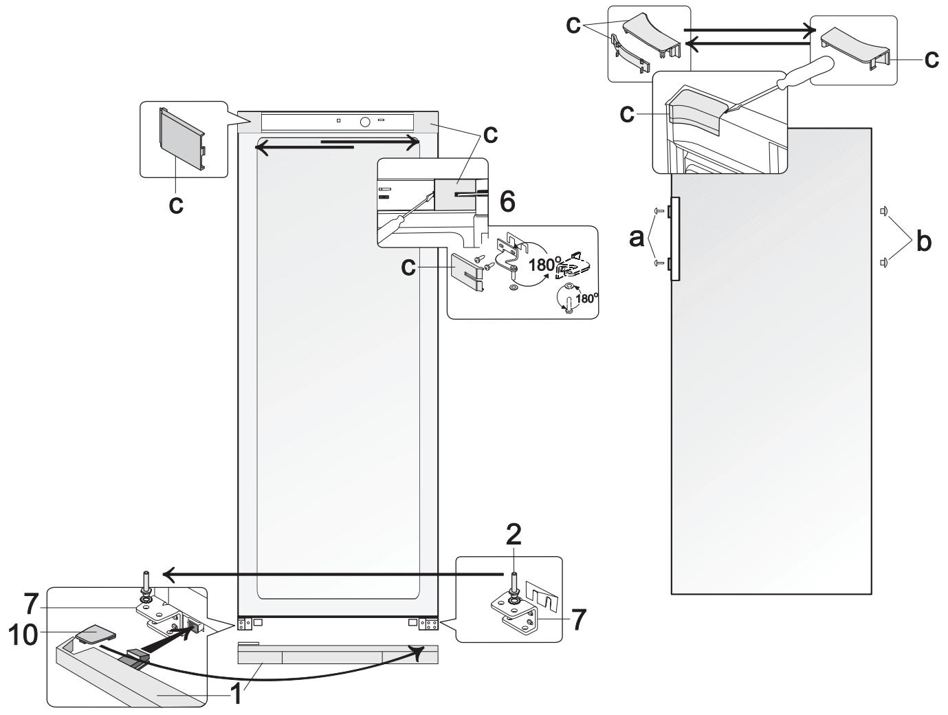 BRANDT BFL5636BW - WAARSCHUWING! Schakel het apparaat uit en neem de stekker uit het elektrisch stopcontact. - 1