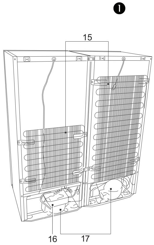 BRANDT BFL5636BW - DESCRIPTION OF THE APPLIANCE, BASIC PARTS (fig. 1) - 3