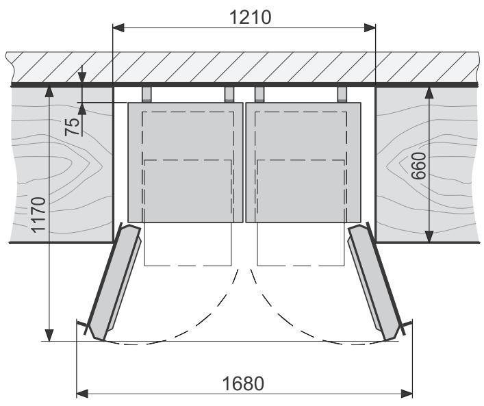 BRANDT BFL5636BW - PLACERING - 3
