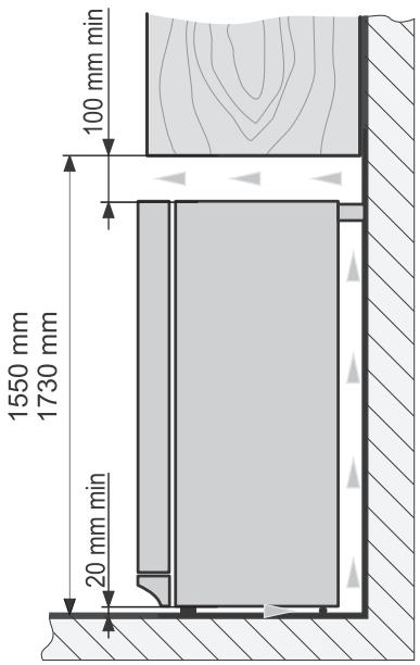 BRANDT BFL5636BW - POSITIONNEMENT - 2