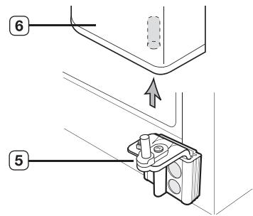 SAMSUNG RSA1ZTWP - Démontage de la porte du réfrigérateur - 3