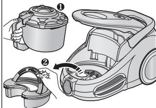 SAMSUNG SC-4380 - QUAND DEVEZ-VOUS NETTOYER LE FILTRA POUSSIÈRE - 7