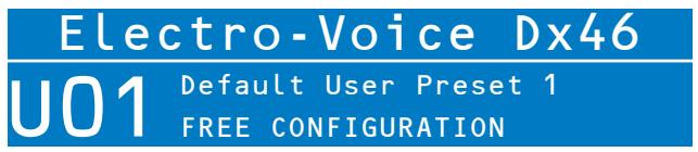 ELECTRO-VOICE DX46 - BRANCHEMENT DU DX46 - 1