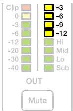ELECTRO-VOICE DX46 - Output Gain Reduction Meters - 1