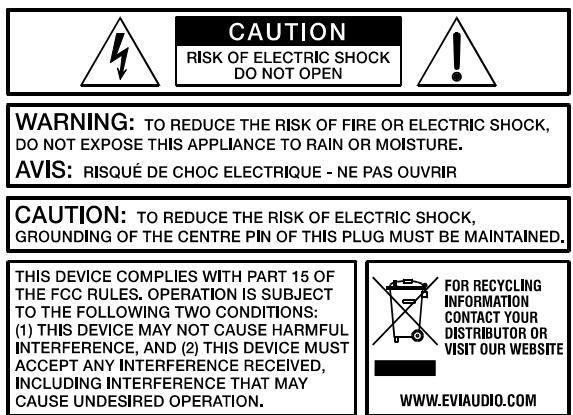 ELECTRO-VOICE DX46 - WICHTIGESICHERHEITSHINWEISE - 1
