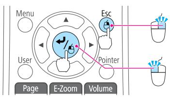 EPSON EB-425W - Clics de souris - 1