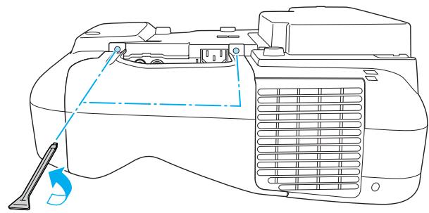 EPSON EB-425W - Installation de l'unité réseau sans fil en option - 1