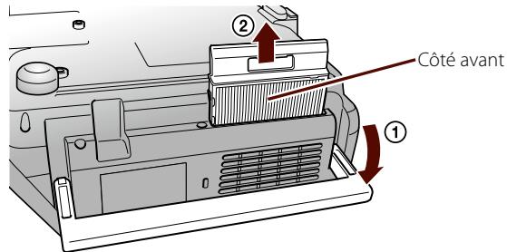 EPSON MG-850HD - Retirez le couvercle du filtre à air. - 1