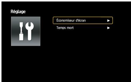 EPSON MG-850HD - Réglage de l'économiseur d'écran - 1