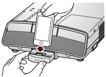 EPSON MG-850HD - Connectez l'ipod. - 1