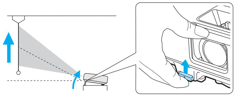 EPSON EB-1955 - Réglage de la position de l'image - 1