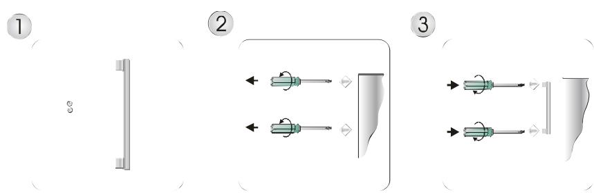 BRANDT BFS5265SW - Handle Installation - 1