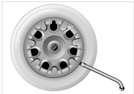 MINI CABRIOLET 2004 - CHANGEMENT DE LA ROUÉ - 1